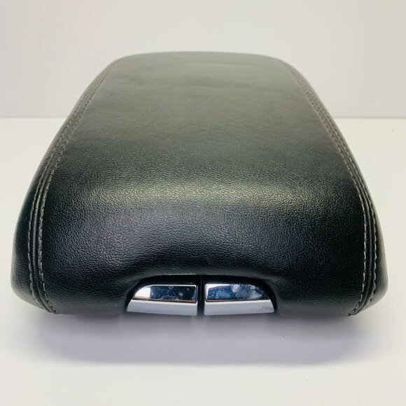 2010 - 2016 Cadillac SRX Center Console Lid Armrest Sliding Black Leather OEM - Picture 3 of 11